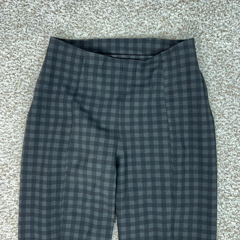 Lululemon Pants Womens 8 Gray Check High‎ Rise Here to There Crop Career Office